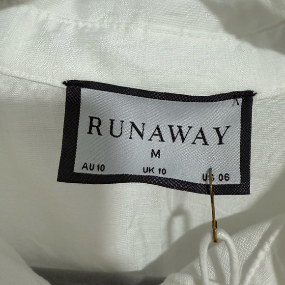 Runaway The Label Romeo Mini‎ Dress – White (Size US M/6) - Picture 9 of 10